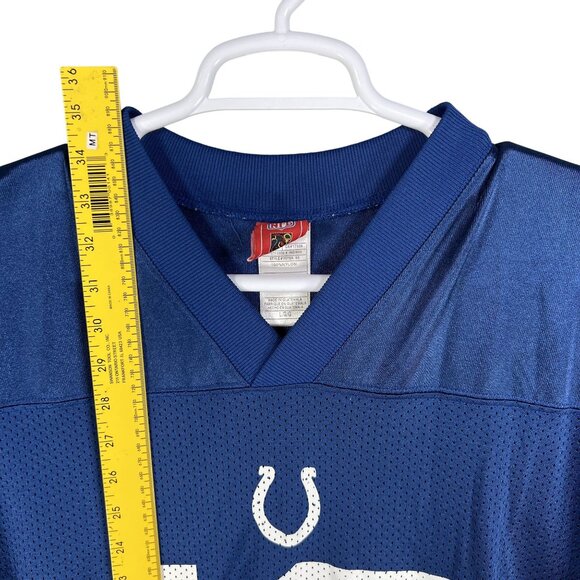 Reebok NFL Indianapolis Colts #18 Peyton Manning Mens L On Field Home Jersey - Picture 10 of 15